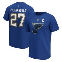 St. Louis Blues pánské tričko Alex Pietrangelo #27 Iconic Name & Number Graphic