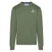 Aquascutum ACTIVE SMALL LOGO CREWNECK AA_B004_SW001 Zelená