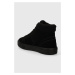 Semišové sneakers boty Tommy Hilfiger VULC SUEDE SNEAKER HI černá barva, FW0FW07549