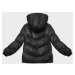 Černá dámská péřová zimní bunda (23065-392)