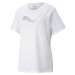 PUMA Funkční tričko bílá / stříbrná