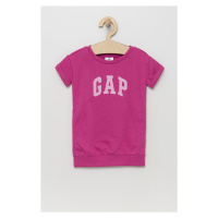 Dívčí šaty GAP růžová barva, mini, jednoduchý