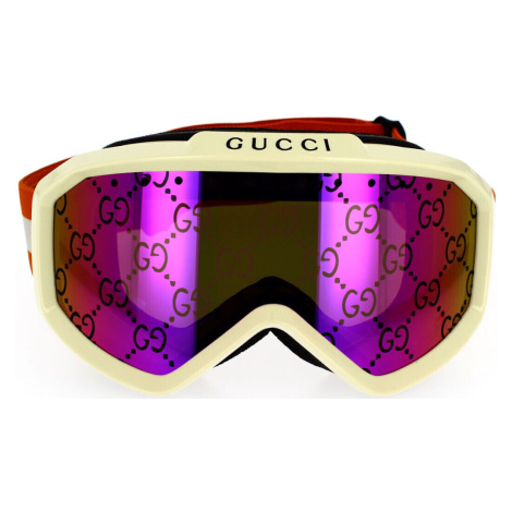 Gucci Occhiali da Sole Maschera da Sci e Snowboard GG1210S 002 Oranžová