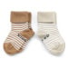 KipKep dětské ponožky Stay-on-Socks 6-12m 2páry Camel & Sand