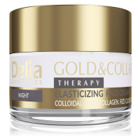 Delia Cosmetics Gold & Collagen Therapy noční krém zvyšující elasticitu pokožky 50 ml