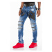 CIPO & BAXX kalhoty pánské CD461 L:34 slim fit jeans džíny