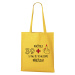DOBRÝ TRIKO Bavlněná taška s potiskem 39+1 Barva: Žlutá
