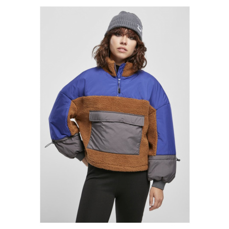Ladies Sherpa 3-Tone Pull Over Jacket Urban Classics