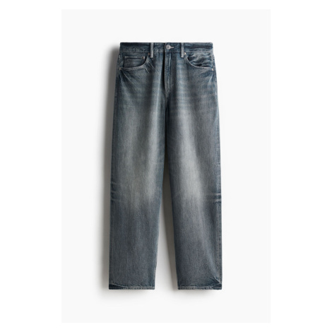 H & M - Loose Jeans - modrá H&M