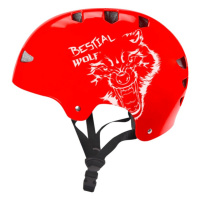 SKULLRED-B Casco rojo talla grande 8-a-99-aos