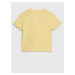 Žluté dětské tričko Tommy Hilfiger Baby Essential