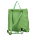 Stylový dámský koženkový kabelko-batoh Octavius, zelený