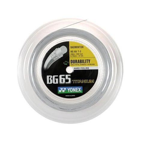 Yonex BG 65 Ti, 0,70mm, 200m, WHITE