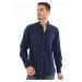 G721 DEWBERRY MEN'S SHIRT-NAVY BLUE