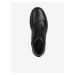 Černé pánské kožené kotníkové boty Geox Spherica