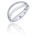 JVD Elegantní stříbrný prsten se zirkony SVLR0393XH2BI