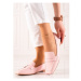 Balada Designové mokasíny dámské růžové na plochém podpatku ruznobarevne