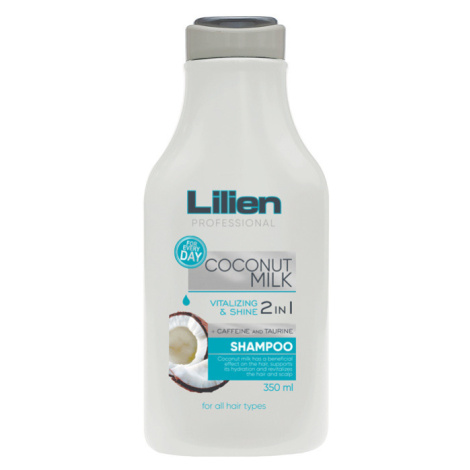 Lilien Šampon všechny typy vlasů 2v1 Coconut Milk 350 ml