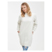 Bílé dámské mikinové šaty sweatshirt GAP