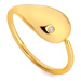 Hot Diamonds Elegantní pozlacený prsten s diamantem Jac Jossa Soul DR282 55 mm