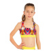 Dívčí plavkový sportovní top Litex 63620 | žlutá