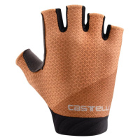 CASTELLI Cyklistické rukavice krátkoprsté - ROUBAIX GEL 2W - oranžová