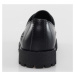 boty kožené unisex - Black Polido - NEVERMIND - 10103S_PolidoBlack