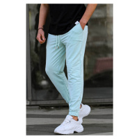 Madmext Mint Green Basic Men's Tracksuits With Elastic Legs 5494