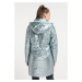 MYMO Zimní kabát stříbrná