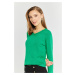 Svetry a kardigany Dámský svetr ve model 19706883 střihu Zelený - Monnari