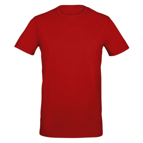 SOĽS Millenium Men Pánské tričko SL02945 Red SOL'S