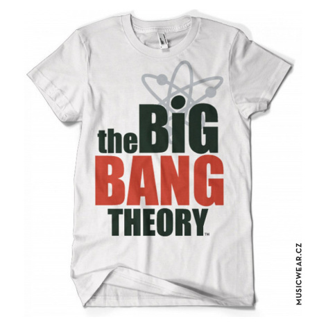 The Big Bang Theory tričko, Logo White, pánské HYBRIS
