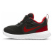 Černo-červené dětské tenisky na suchý zip Nike Revolution 5