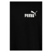 Dětská bavlněná košile s dlouhým rukávem Puma ESS No. 1 Logo LS Tee B černá barva, s potiskem