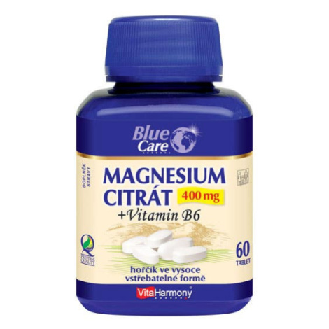 VitaHarmony Magnesium citrát 400 mg + Vitamin B6 60 tablet