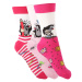 3PACK dětské ponožky Boma růžové (Krtek-Mix 1)