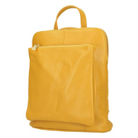 Městský kožený batoh - kabelka v jednom
