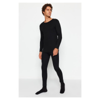 Trendyol Men's Black Standard Fit Thermal Underwear Tights