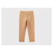 Benetton, Cropped Chinos In Stretch Cotton