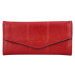 Zajímavá dámská koženková peněženka Pedrita, červená