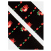 Černé vzorované ponožky Fusakle Kohout