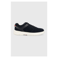 Semišové sneakers boty Tommy Hilfiger CORE HILFIGER SUEDE tmavomodrá barva, FM0FM04592