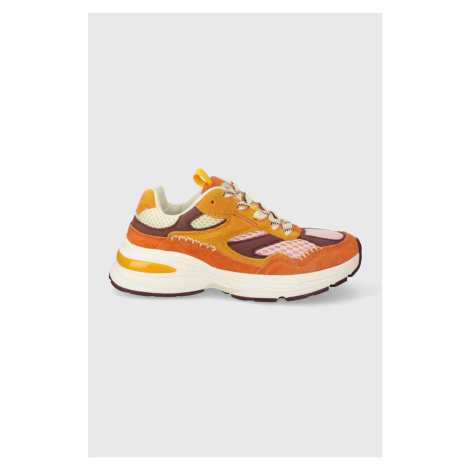 Sneakers boty Desigual Moon oranžová barva, 24SSKP08.9019