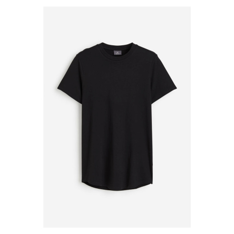 H & M - Dlouhé tričko Regular Fit - černá H&M