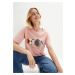 BONPRIX tričko s kapsou Barva: Růžová, Mezinárodní