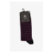 ALTINYILDIZ CLASSICS Men's Black-Burgundy Patterned Bamboo Cleat Socks