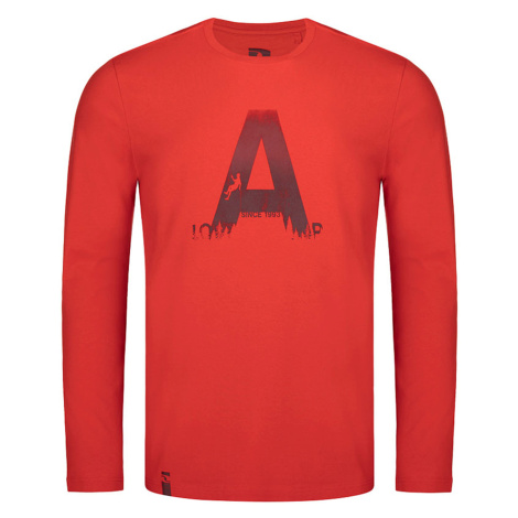 Pánské tričko - LOAP Aldoss, červená Barva: Červená