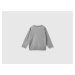 Benetton, Crew Neck Sweater With Embroidery