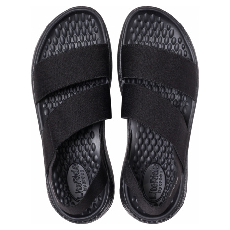 Crocs LiteRide Stretch Sandal W Black/Black W5