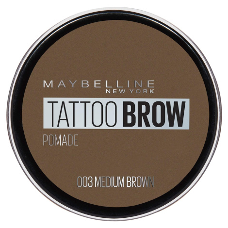 Maybelline Gelová pomáda na obočí Tattoo Brow (Pomade) 4 g 003 Medium Brown